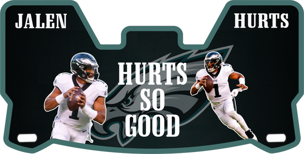 Jalen Hurts Eagles Current Players Helmet Visors Full Size