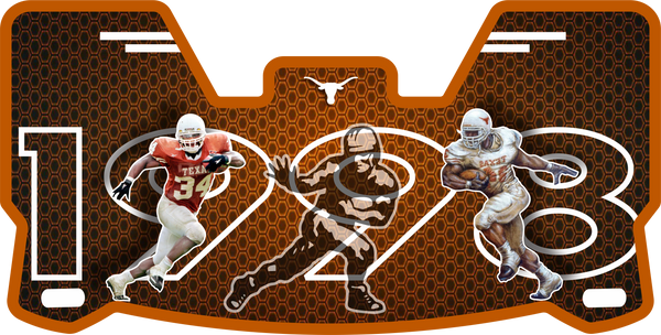 Heisman Winners Helmet Visors Full Size