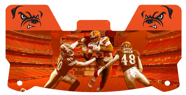 Browns Players Helmet Visors Full Size