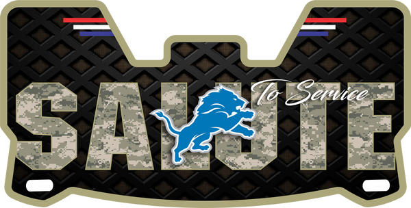 Detroit Lions Helmet Visors Full Size