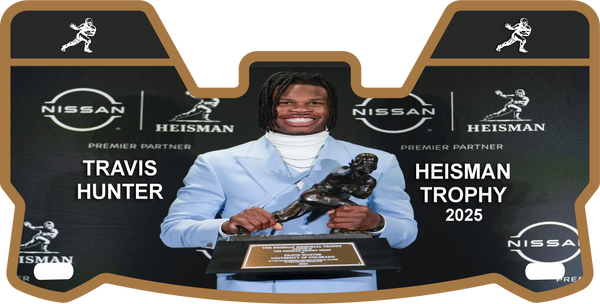 Heisman Winners Helmet Visors Full Size