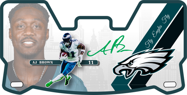 Eagles Current Players Helmet Visors Full Size