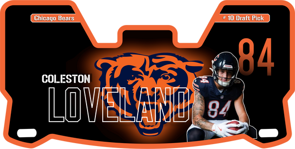 Coleston Loveland Bears Helmet Visors Full Size