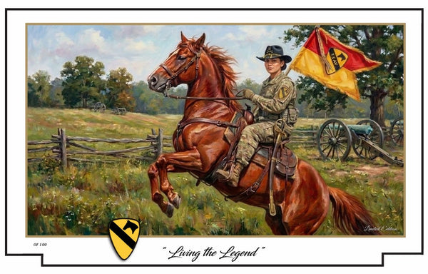 1st Cavalry Division - Living the Legend - Design 2