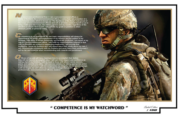 NCO Creed - 48th Chemical Brigade