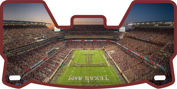 Texas A&M Helmet Visors Full Size