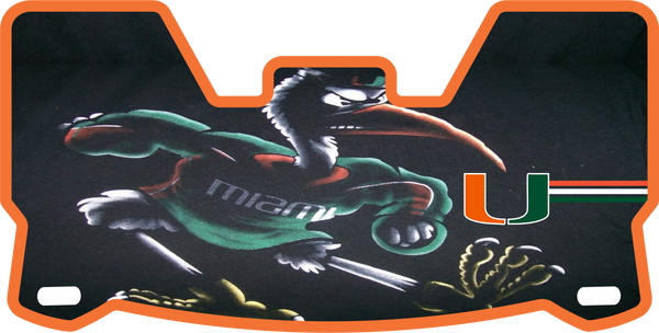 Miami Hurricanes Helmet Visors Full Size