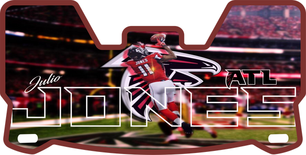 Julio Jones Falcons Helmet Visors Full Size