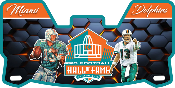 Miami Dolphins Dan Marino Helmet Visors Full Size