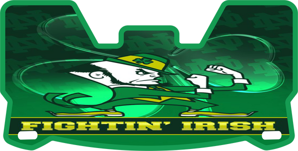 Notre Dame Irish Helmet Visors Full Size