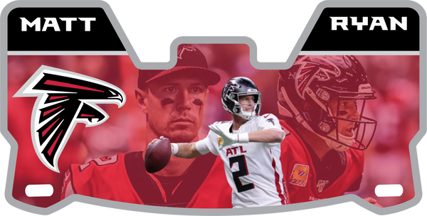 Matt Ryan Falcons Helmet Visors Full Size