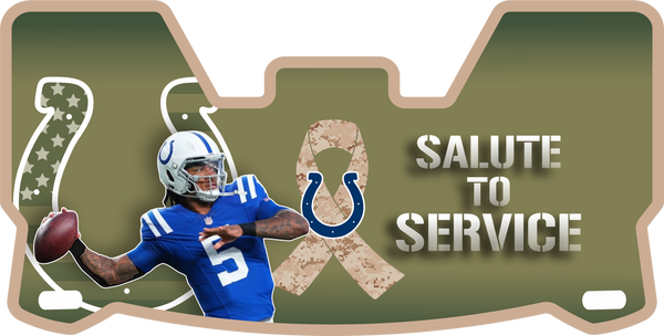 Anthony Richardson Colts Helmet Visors Full Size