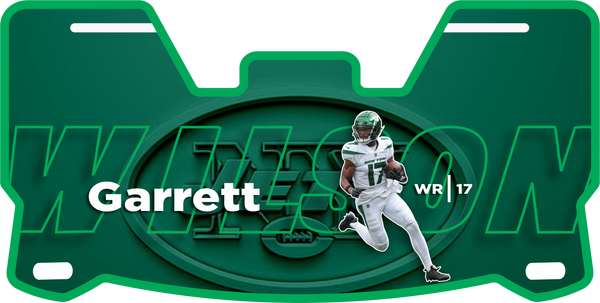 Garrett Wilson Jets Helmet Visors Full Size