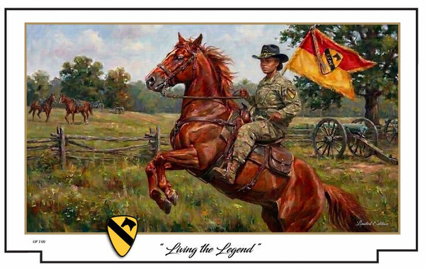 1st Cavalry Division - Living the Legend - Design 2
