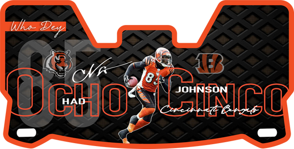 Joe Burrow Bengals Helmet Visor Full Size
