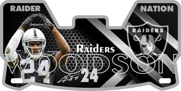 Raiders Charles Woodson Helmet Visors Full Size