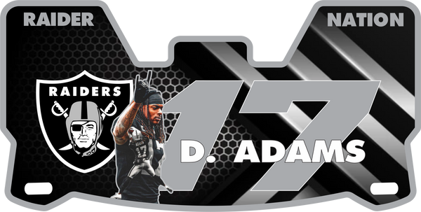 Raiders Former Players Helmet Visors Full Size - 2