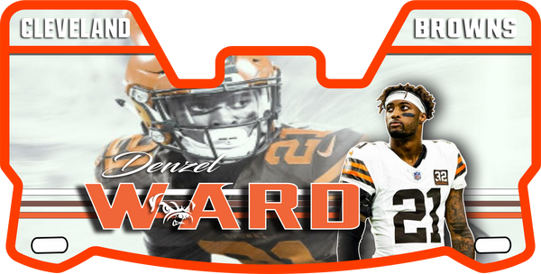 Browns Denzel Ward Helmet Visors Full Size