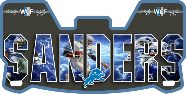 Lions Barry Sanders Helmet Visors Full Size