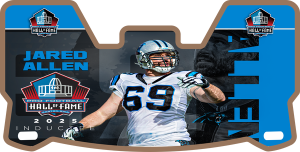 Hall of Fame Helmet Visor Full Size