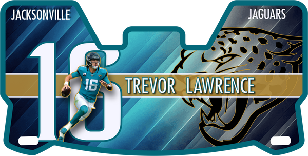 Trevor Lawrence Jaguars Helmet Visors Full Size
