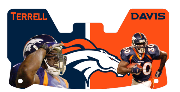 Terrell Davis Broncos Helmet Visors Full Size