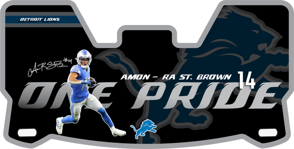 Amon Ra St. Brown Lions Helmet Visors Full Size