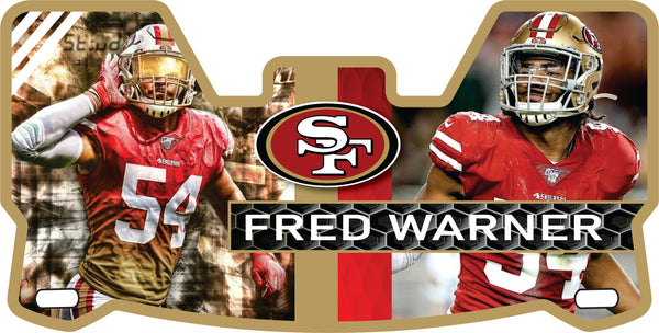 Alex Smith 49ers Helmet Visors Full Size