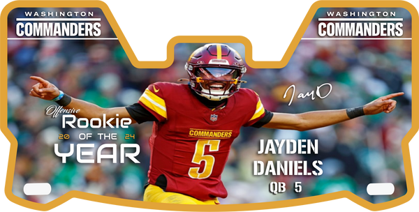 Jayden Daniels Washington Commander's Helmet Visors Full Size