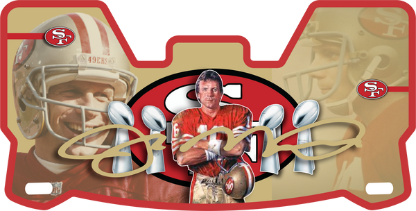 Deion Sanders 49ers Helmet Visors Full Size