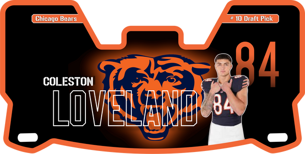 Coleston Loveland Bears Helmet Visors Full Size