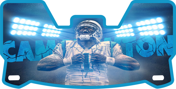 Panthers Helmet Visors Full Size
