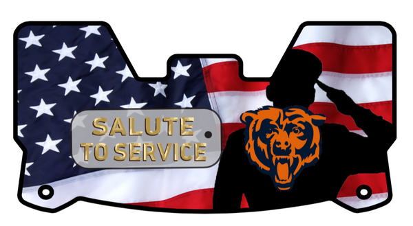 Devin Hester Chicago Bears Helmet Visor Full Size