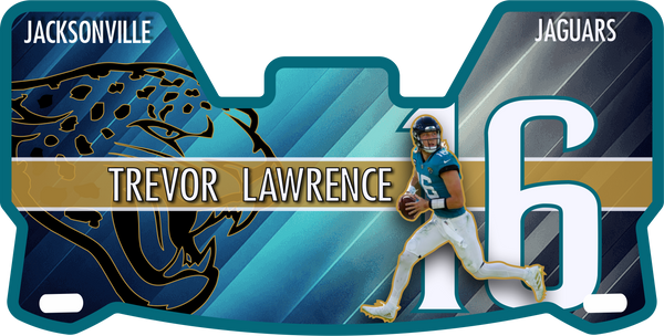 Trevor Lawrence Jaguars Helmet Visors Full Size