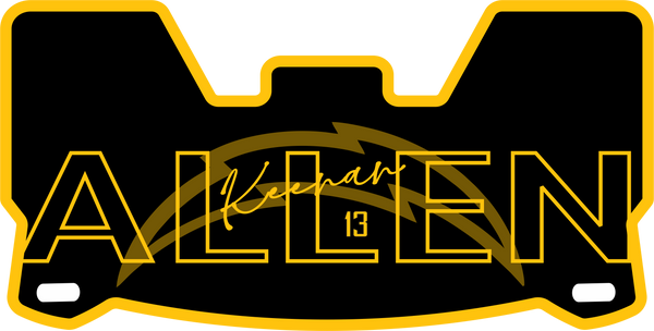 Chargers Helmet Visors Full Size (Copy)