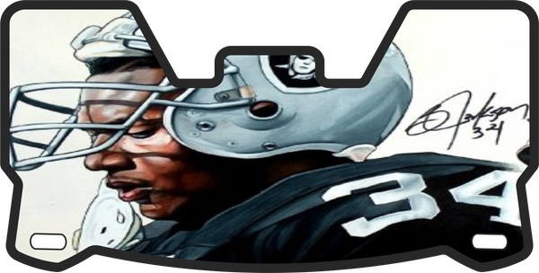 Raiders Bo Jackson Helmet Visors Full Size