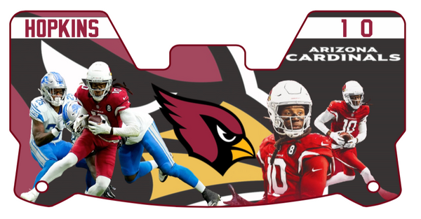 Cardinals Players Helmet Visor Full Size