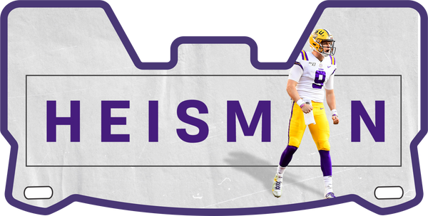 Heisman Winners Helmet Visors Full Size