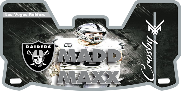 Raiders Maxx Crosby Helmet Visors Full Size
