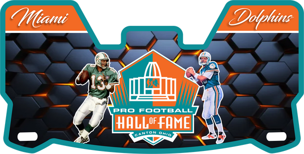 Miami Dolphins Dan Marino Helmet Visors Full Size