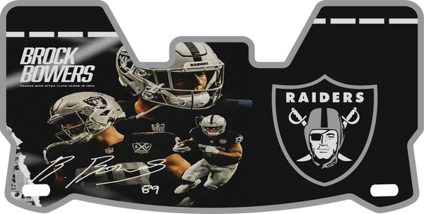 Raiders Players Helmet Visors Full Size