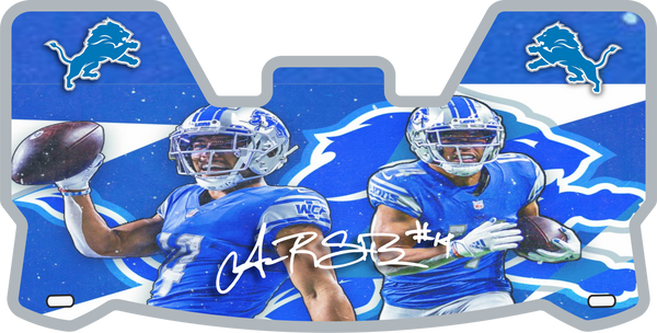 Amon Ra St. Brown Lions Helmet Visors Full Size