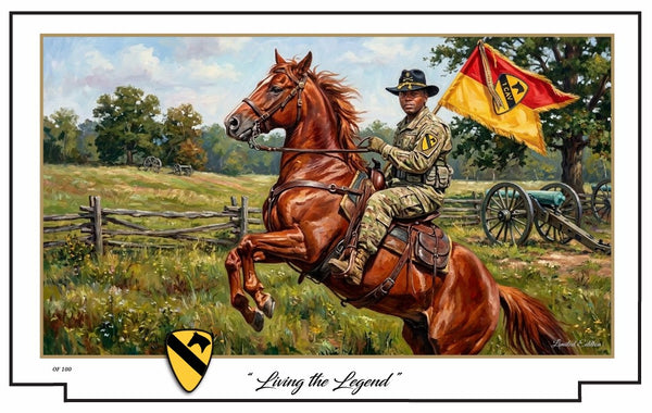 1st Cavalry Division - Living the Legend - Design 2