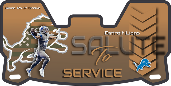 Amon Ra St. Brown Lions Helmet Visors Full Size