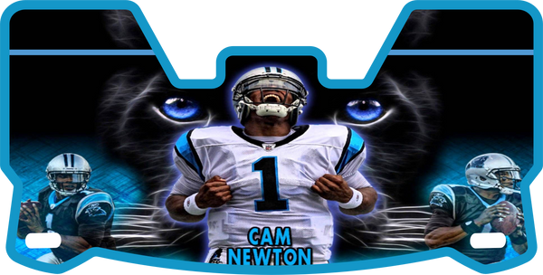 Panthers Helmet Visors Full Size