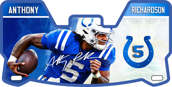 Anthony Richardson Colts Helmet Visors Full Size