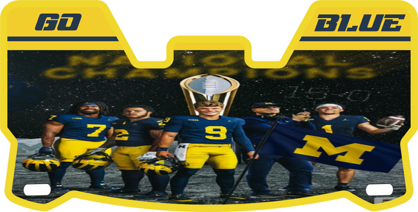 Wolverines Helmet Visors Full Size