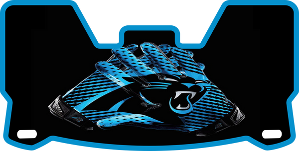 Panthers Helmet Visors Full Size