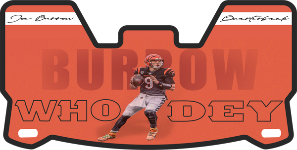 Joe Burrow Bengals Helmet Visor Full Size