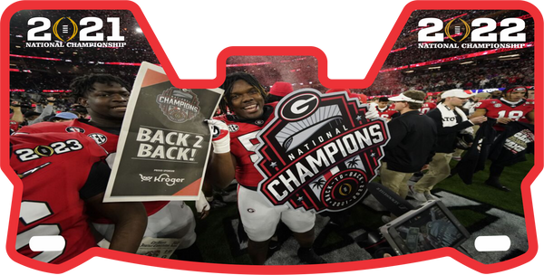 Georgia Bulldogs Helmet Visors Full Size